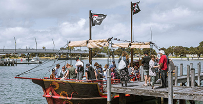 Pirate Ship at Eastern Foreshore Jetty