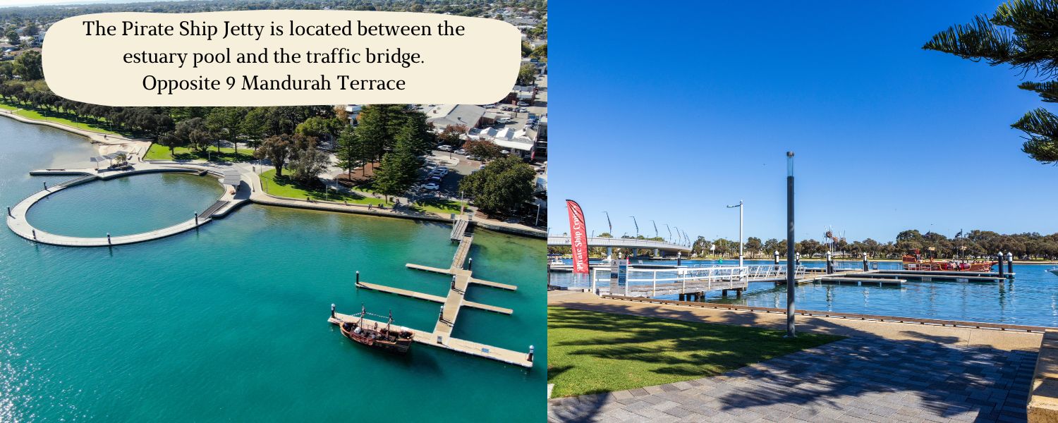 pirate Ship Mandurah departure location