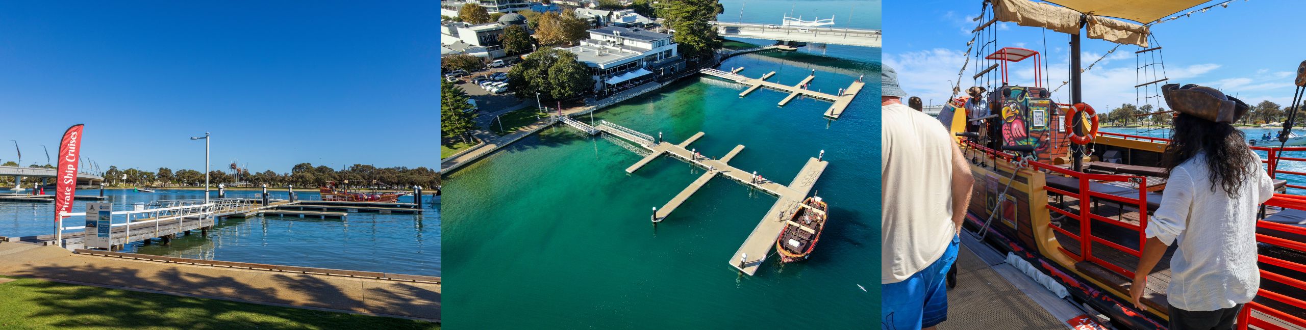 Pirate Ship Mandurah jetty accessibility image