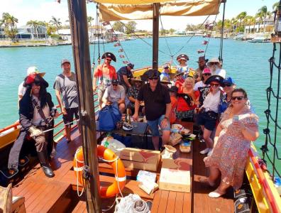 Private party aboard the Pirate Ship