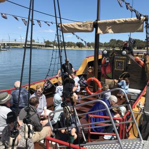 Pirate Ship at the jetty 