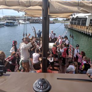 Kids pirate party cruise on The Pirate Ship Mandurah 