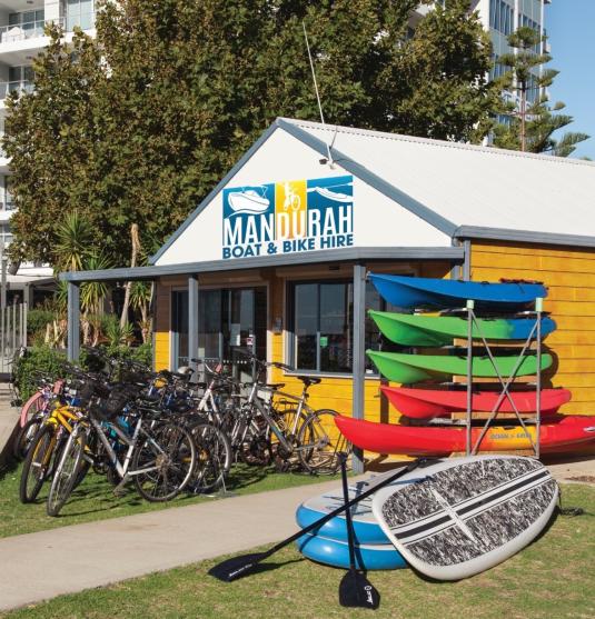 Bikes and boat sales office