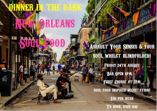 New Orleans event flyer
